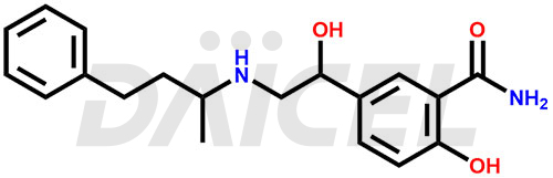 Labetalol hydrochloride -  2-Hydroxy-5-[1-hydroxy-2-[(1-methyl-3-phenylpropyl)amino]ethyl]benzamide  hydrochloride, Labetalol hydrochloride