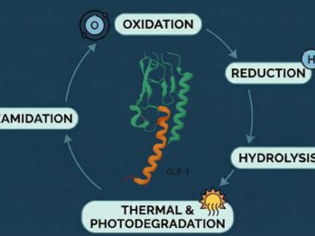 Degradation Pathways and Impurity Formation in GLP-1 therapeutics:  Liraglutide, Semaglutide, and Tirzepatide